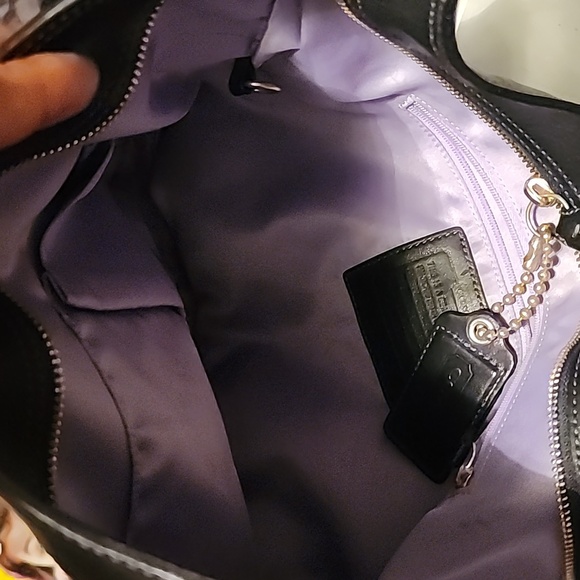 Pre-loved Large Coach Saddle Bag purse w/ Dustbag - Picture 7 of 11